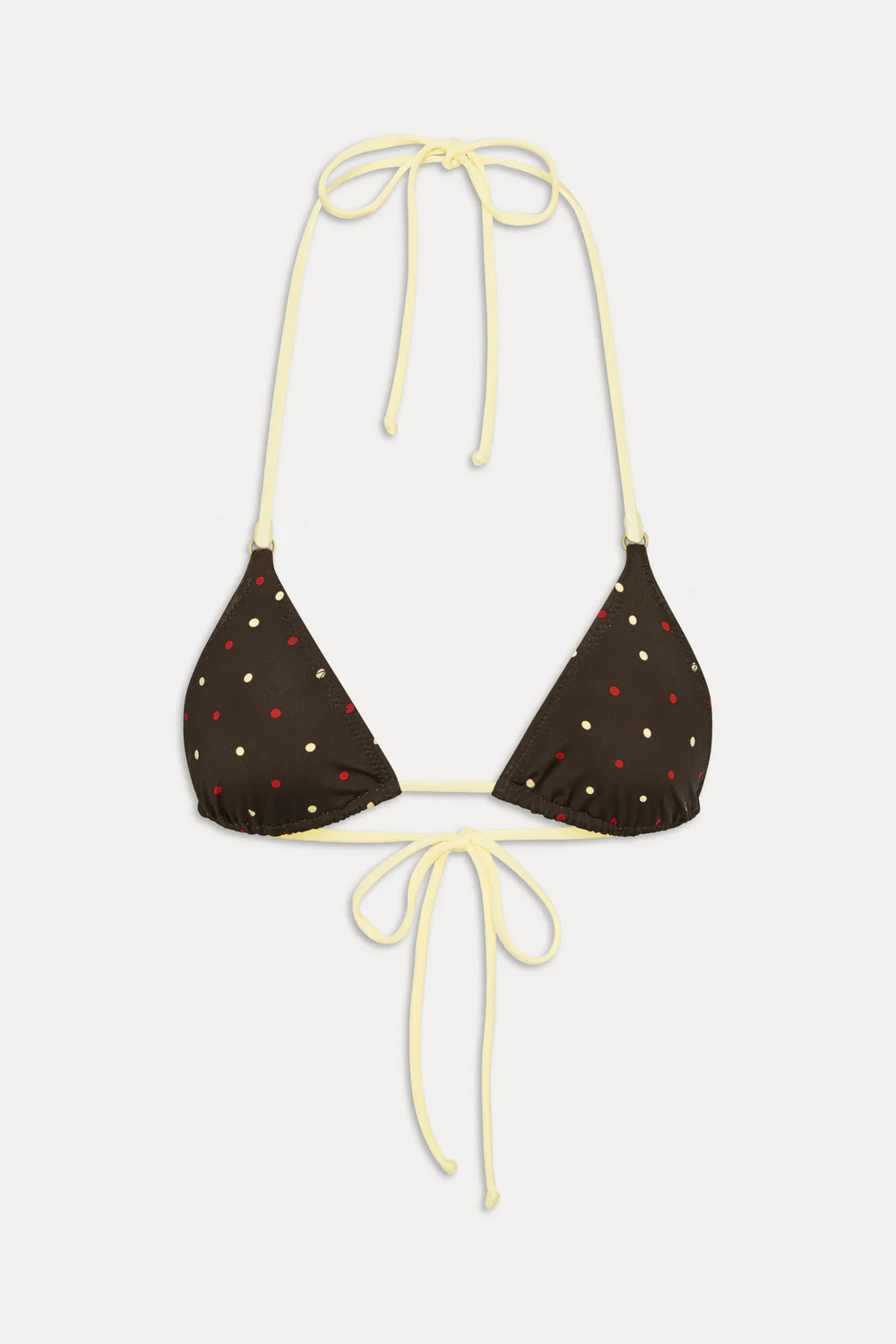 Nick Reversible Satin Bikini Top - Honey Bug - Image 3