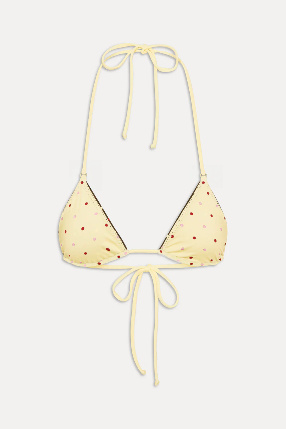 Nick Reversible Satin Bikini Top - Honey Bug - Image 4