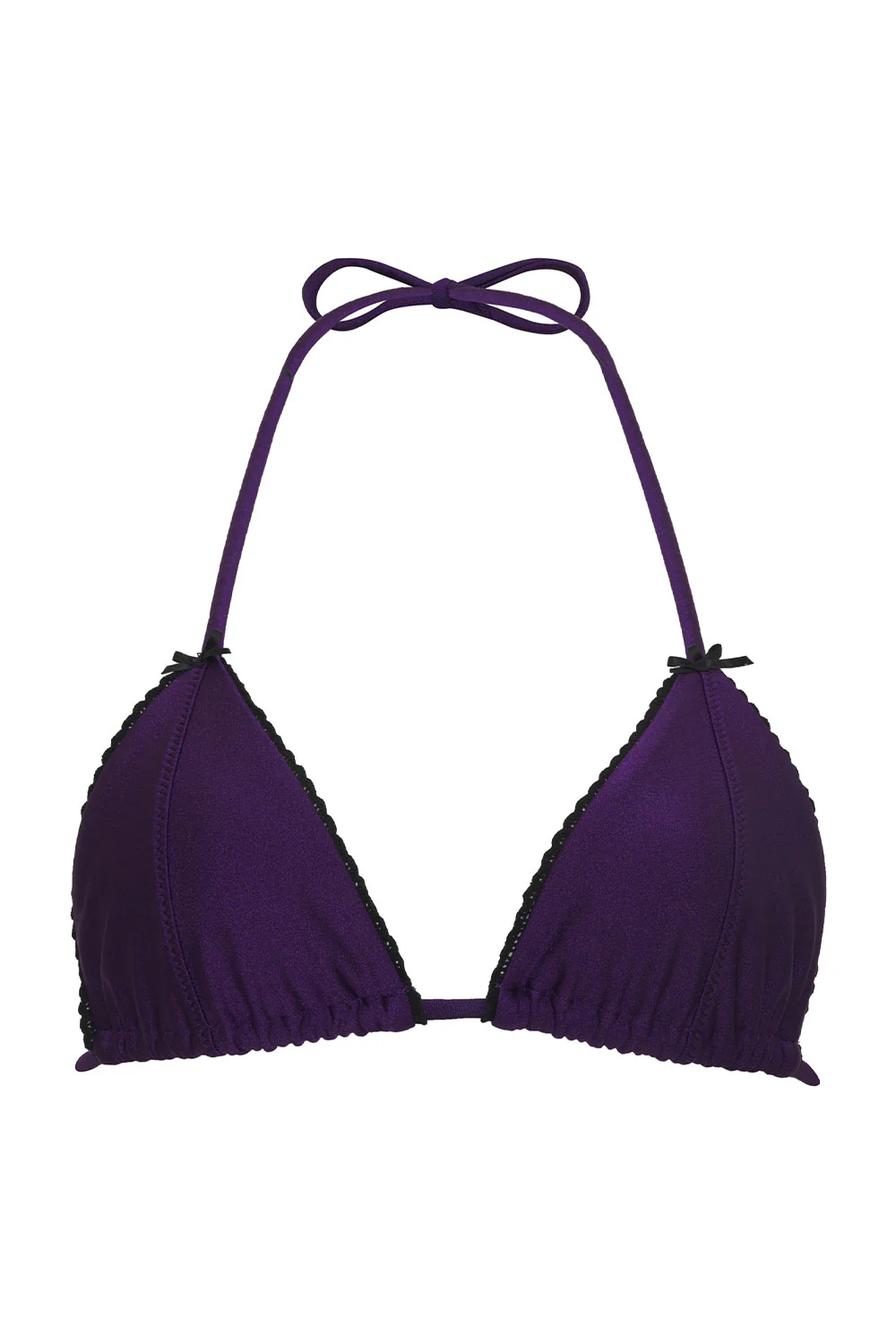 Nick Shine Triangle Bikini Top - Candied Violet - Image 5