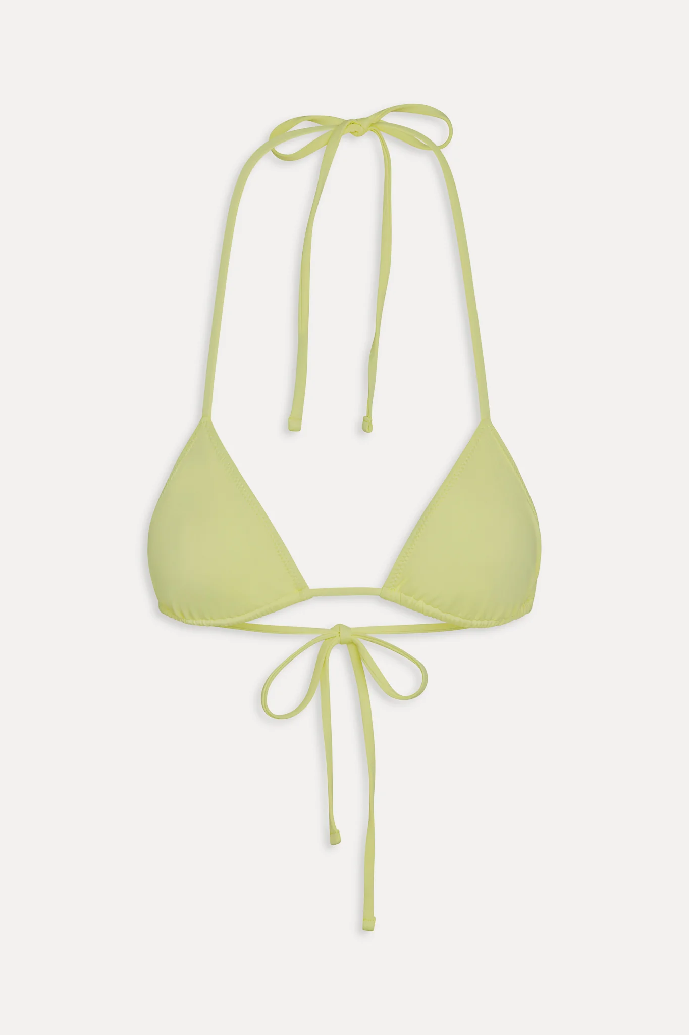 Nick Skimpy Triangle Bikini Top - Yellow Mojito - Image 3