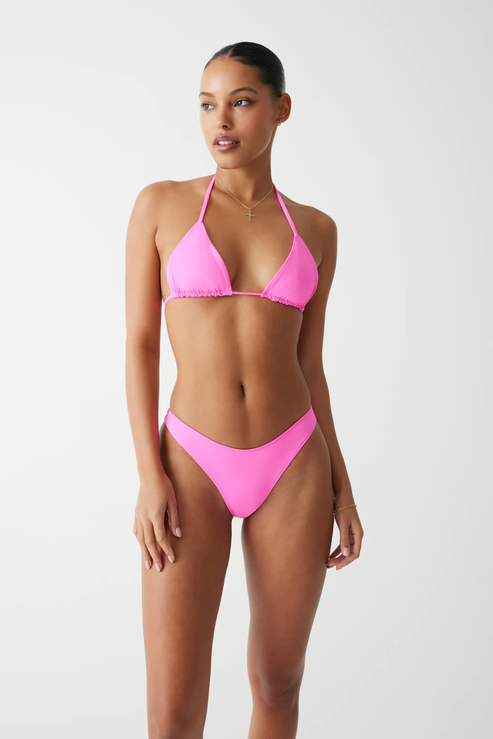 Nick String Triangle Bikini Top - Watermelon - Image 4