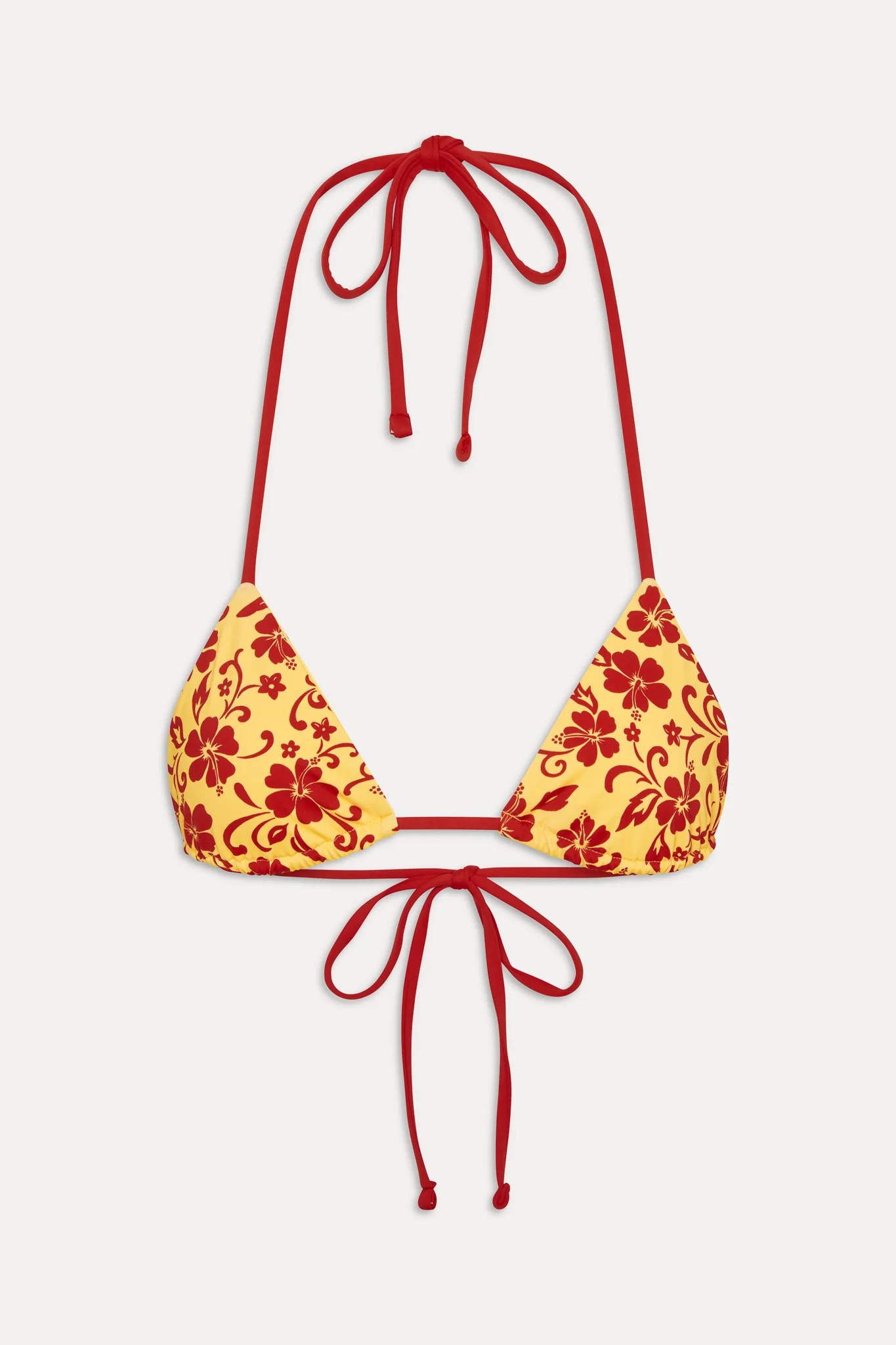 Nick Triangle Halter Bikini Top - Favorite Flower - Image 3