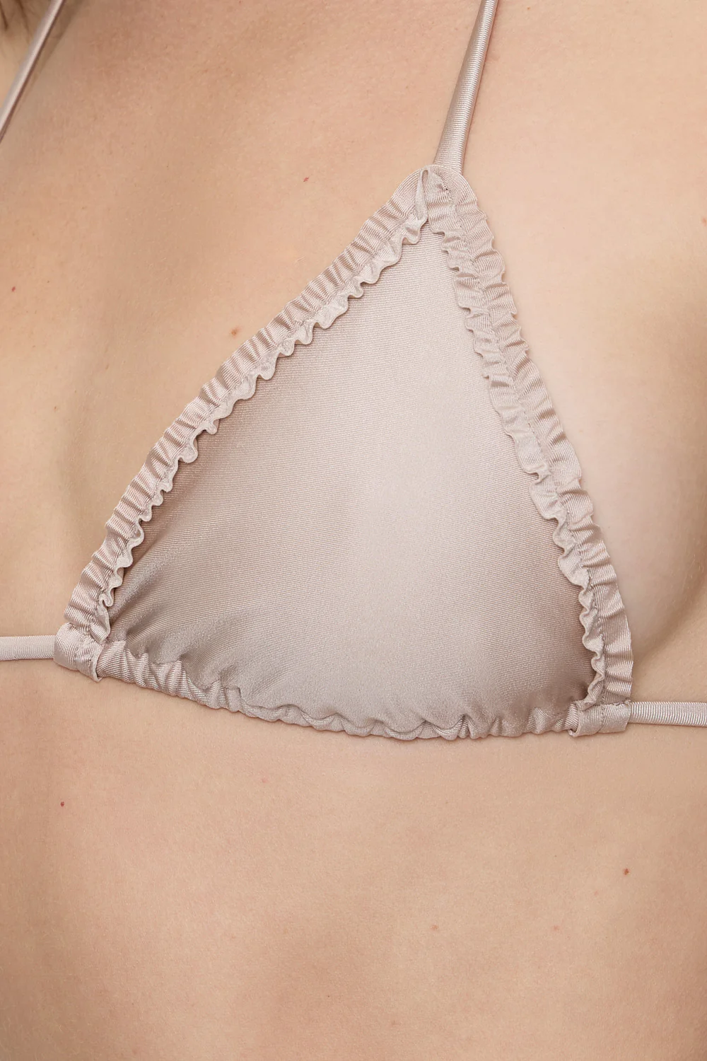 Nick Triangle Shine Bikini Top - Birthday Suit - Image 5