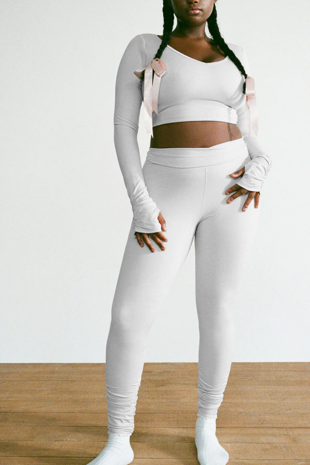 Pointe High Waist Legging - Icy Gray - Image 4