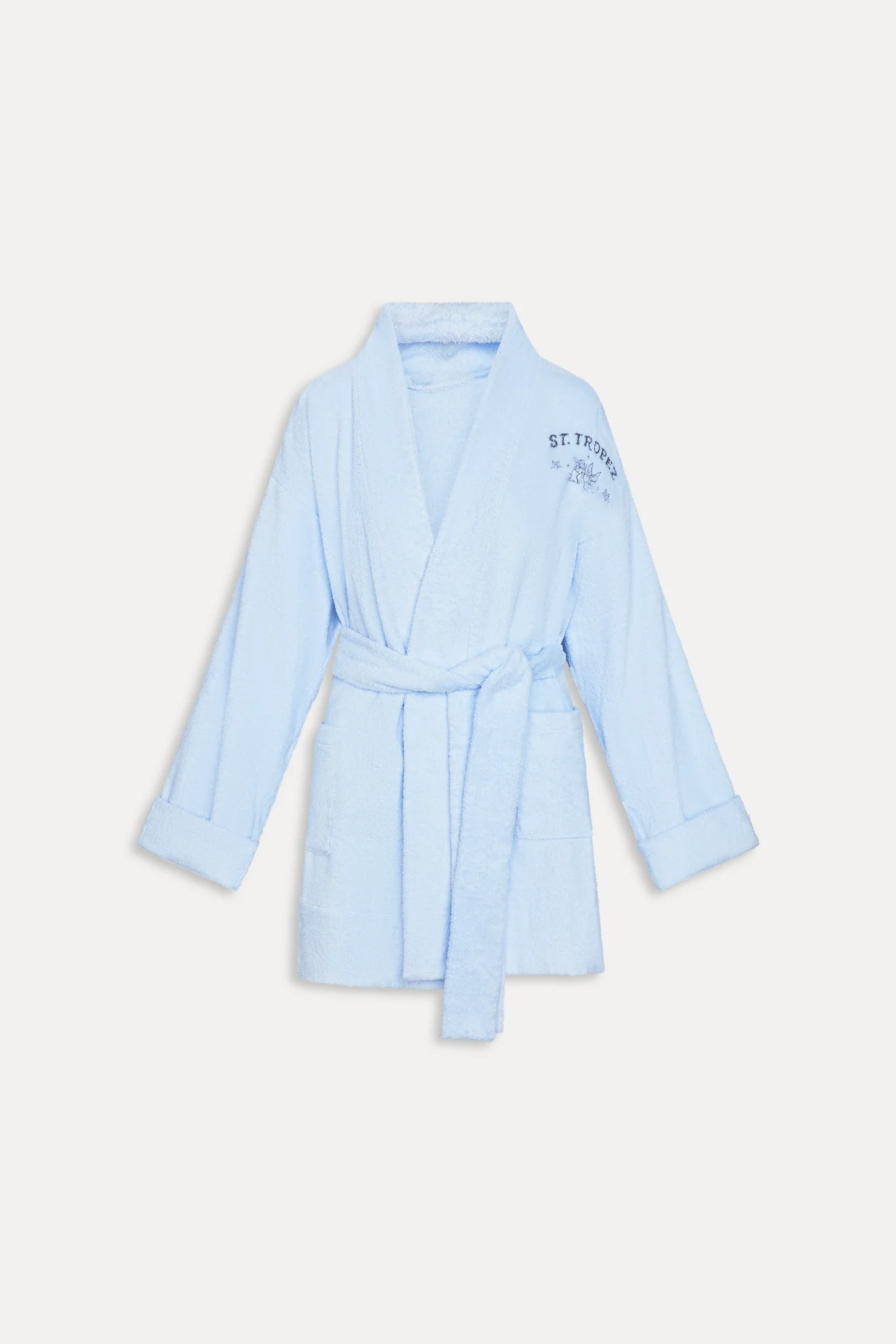 Poolside Terry Robe - French Riviera - Image 3