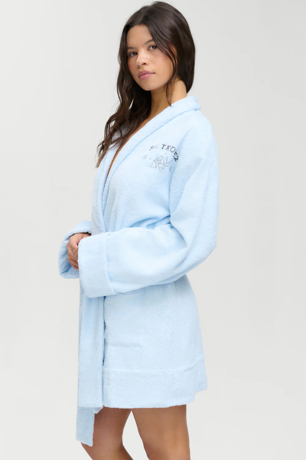 Poolside Terry Robe - French Riviera - Image 5
