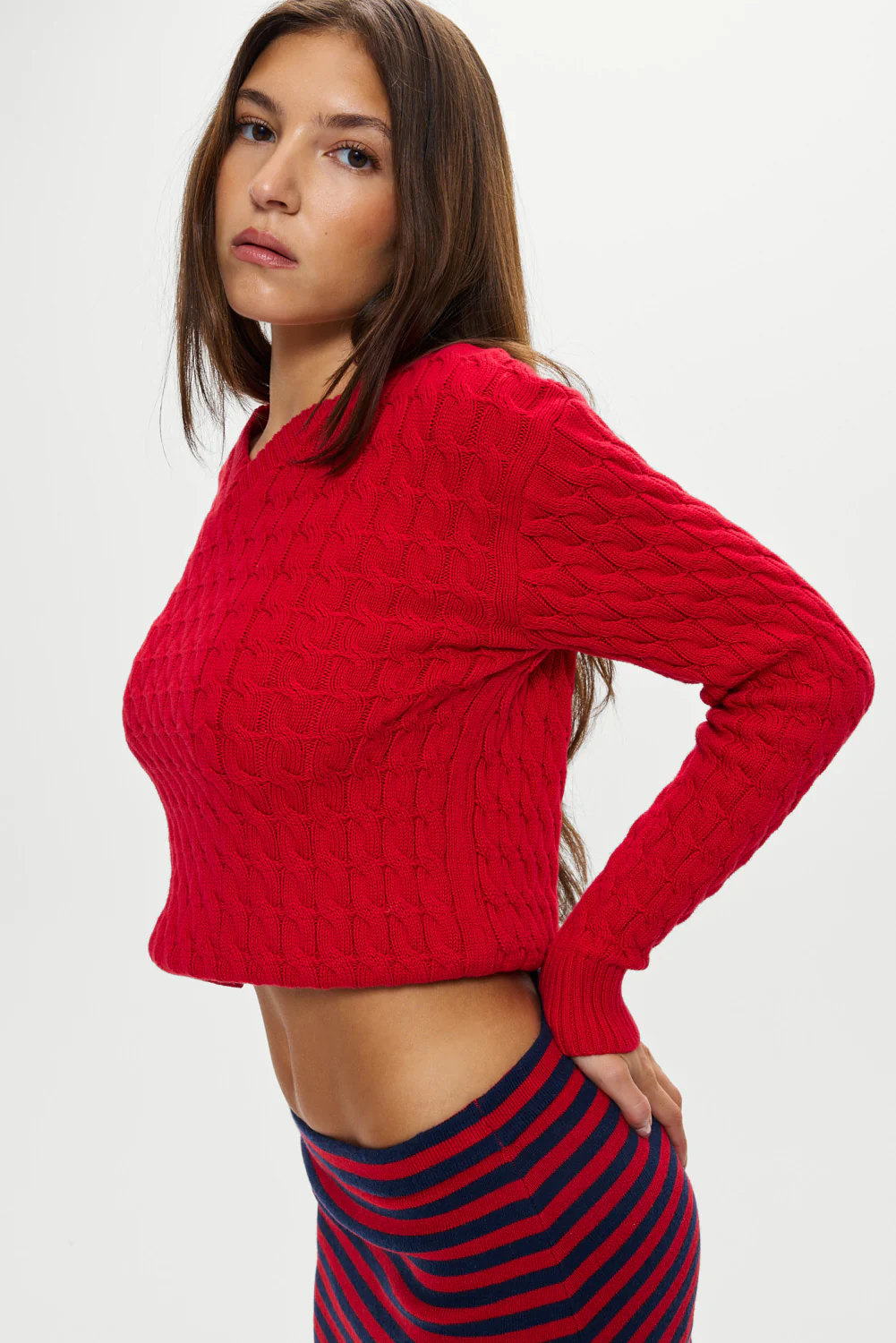 Prince Cable Knit Sweater - Heartstrings - Image 2