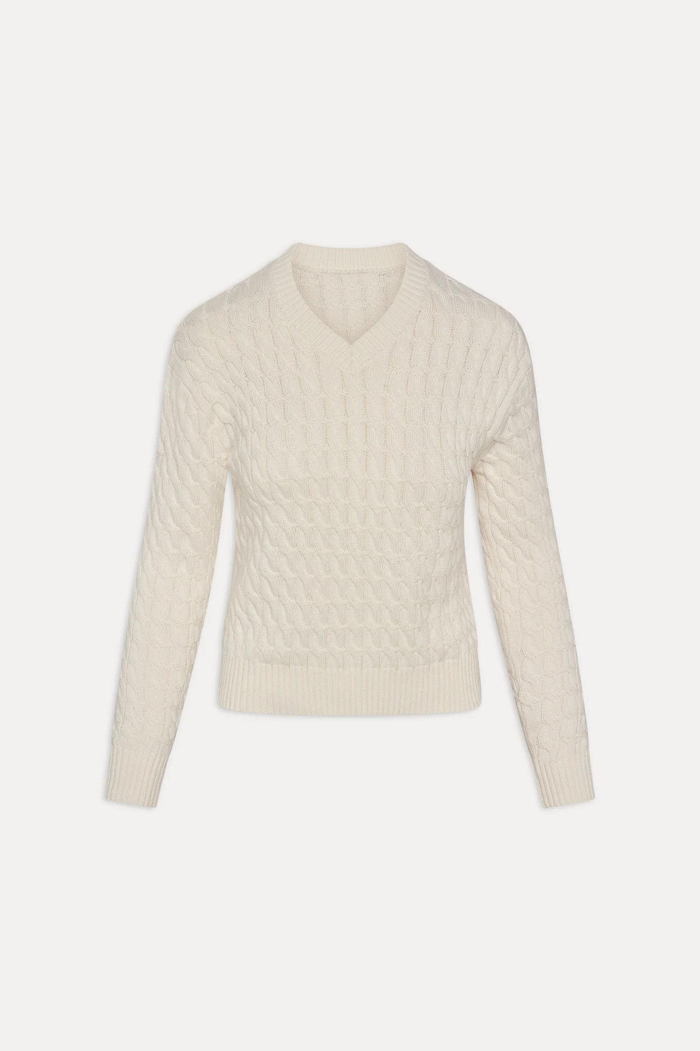Prince Cable Knit Sweater - Honeymoon - Image 3