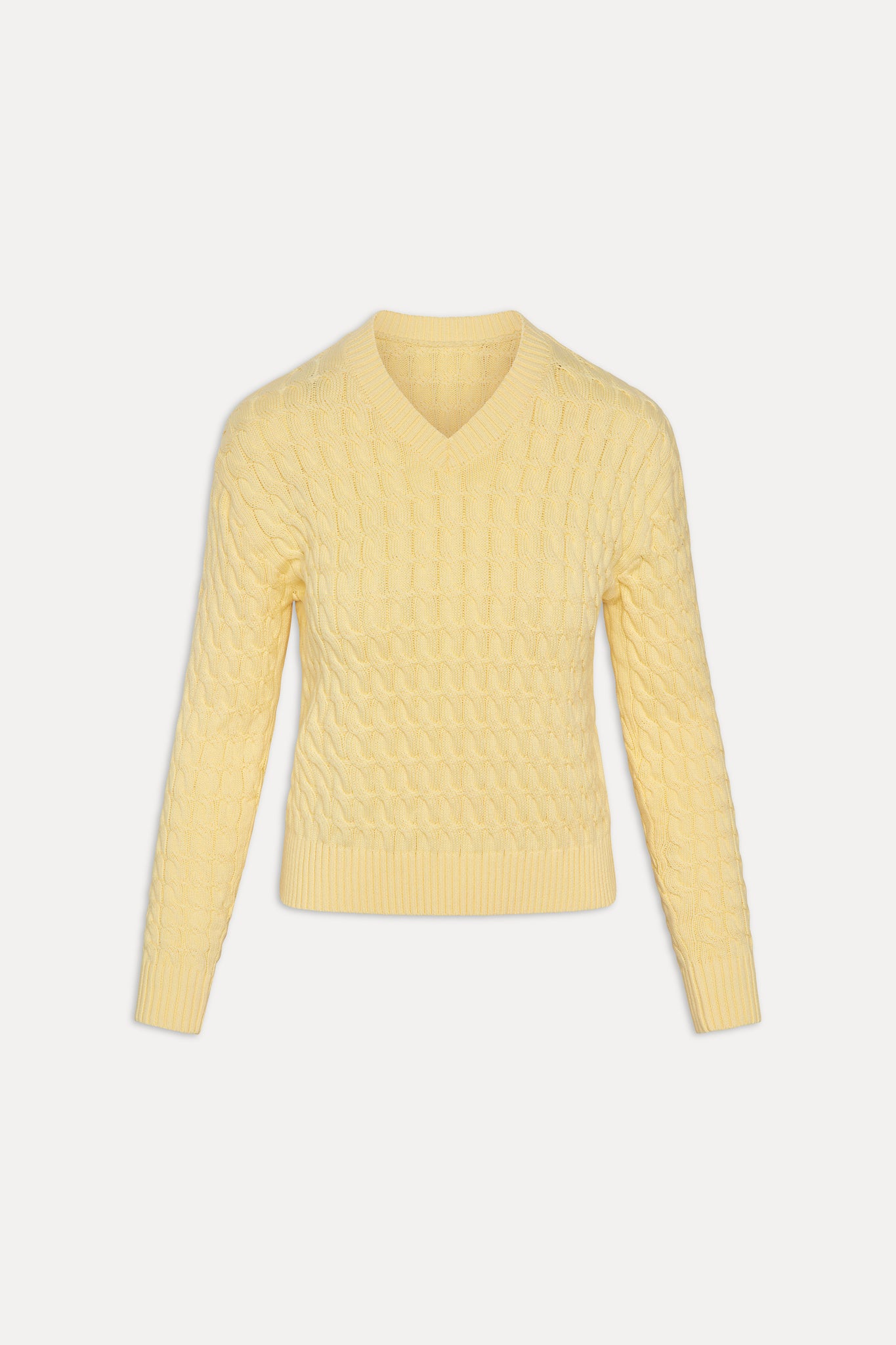 Prince Cable Knit Sweater - Vanilla Sugar - Image 3
