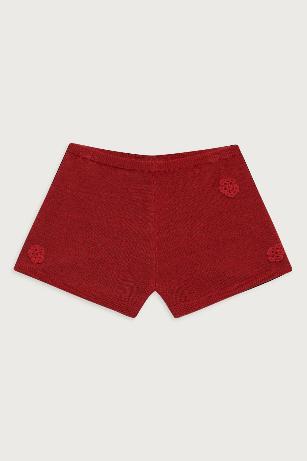 Providence Cloud Knit Mini Short - Red Velvet - Image 3