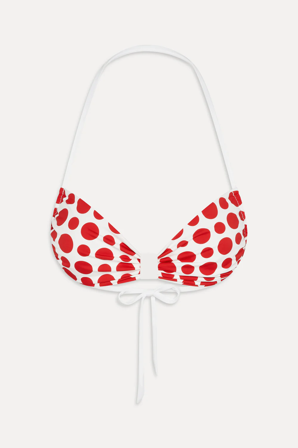 Reece Halter Bikini Top - Red Dottie - Image 3