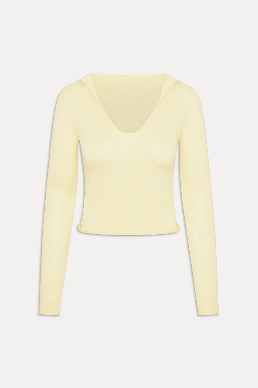 Sloane Knit Hoodie - Buttercream - Image 3