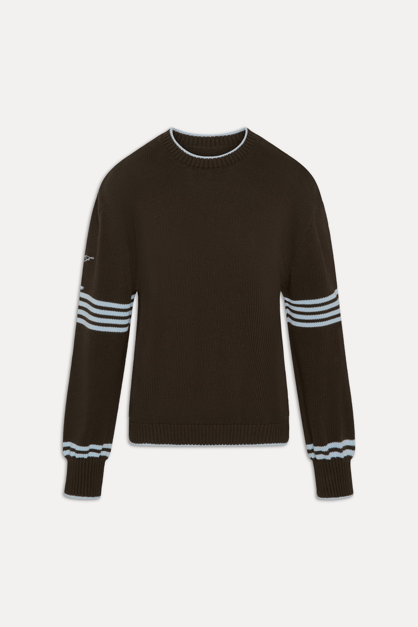 Sloane Oversized Knit Sweater - Chocolate Brown - Image 3