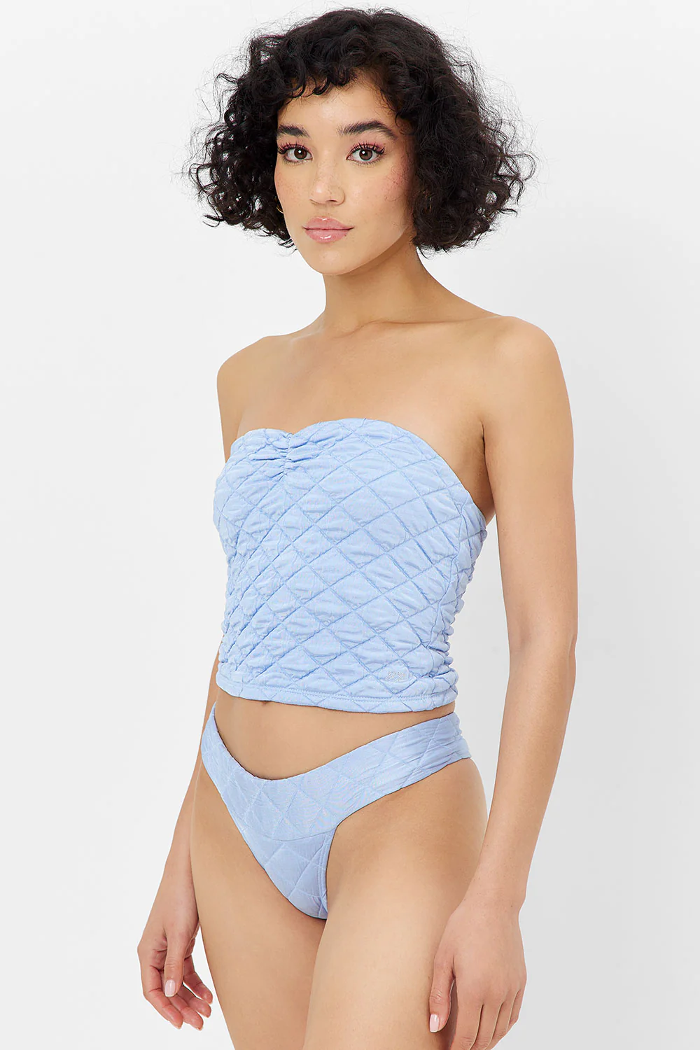 Sofia Thong Bikini Bottom - Baby Blue - Image 2