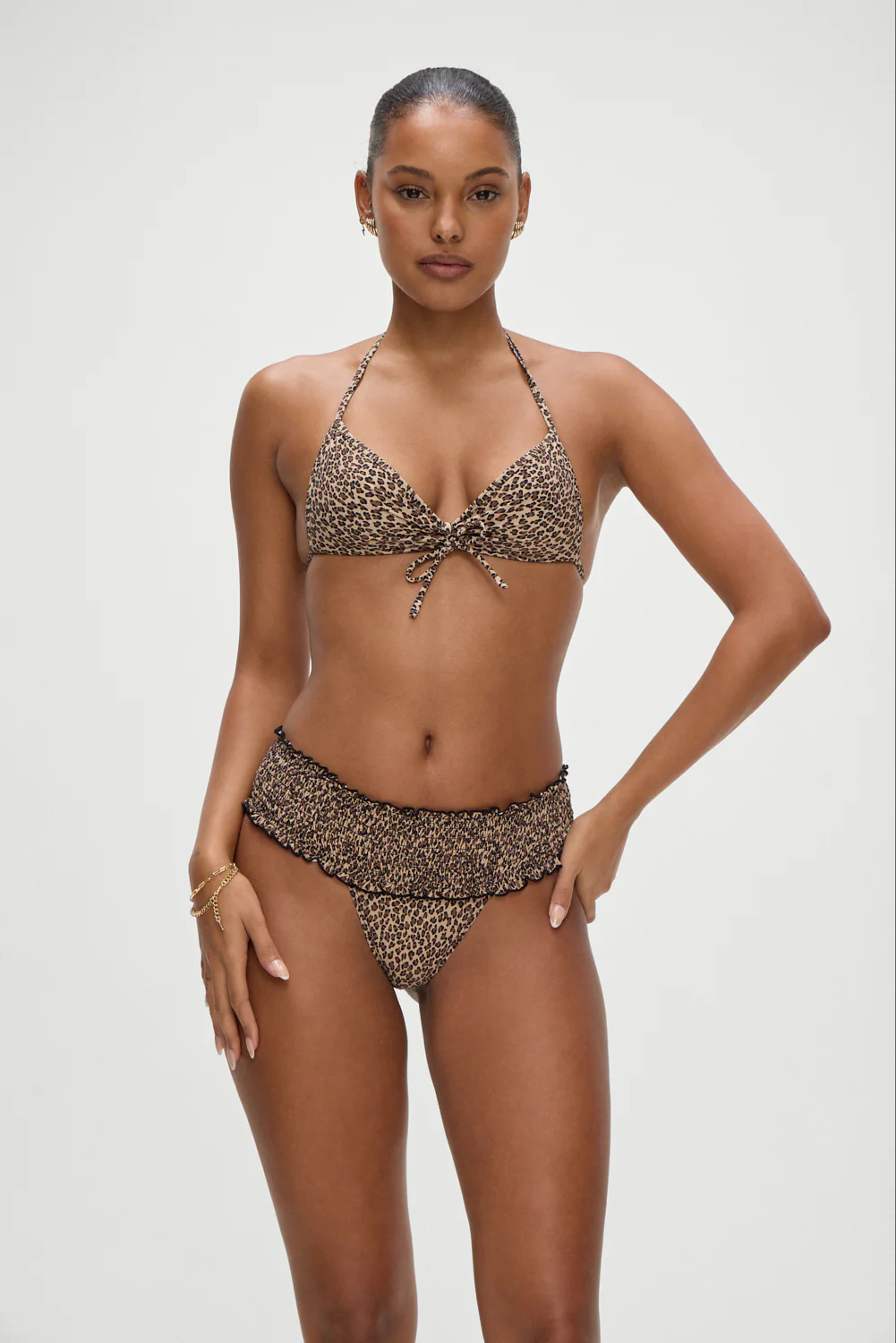 Sofie Micro Bikini Bottom - Baby Leopard - Image 3