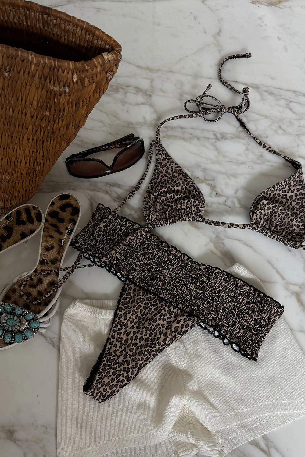 Sofie Micro Bikini Bottom - Baby Leopard - Image 4