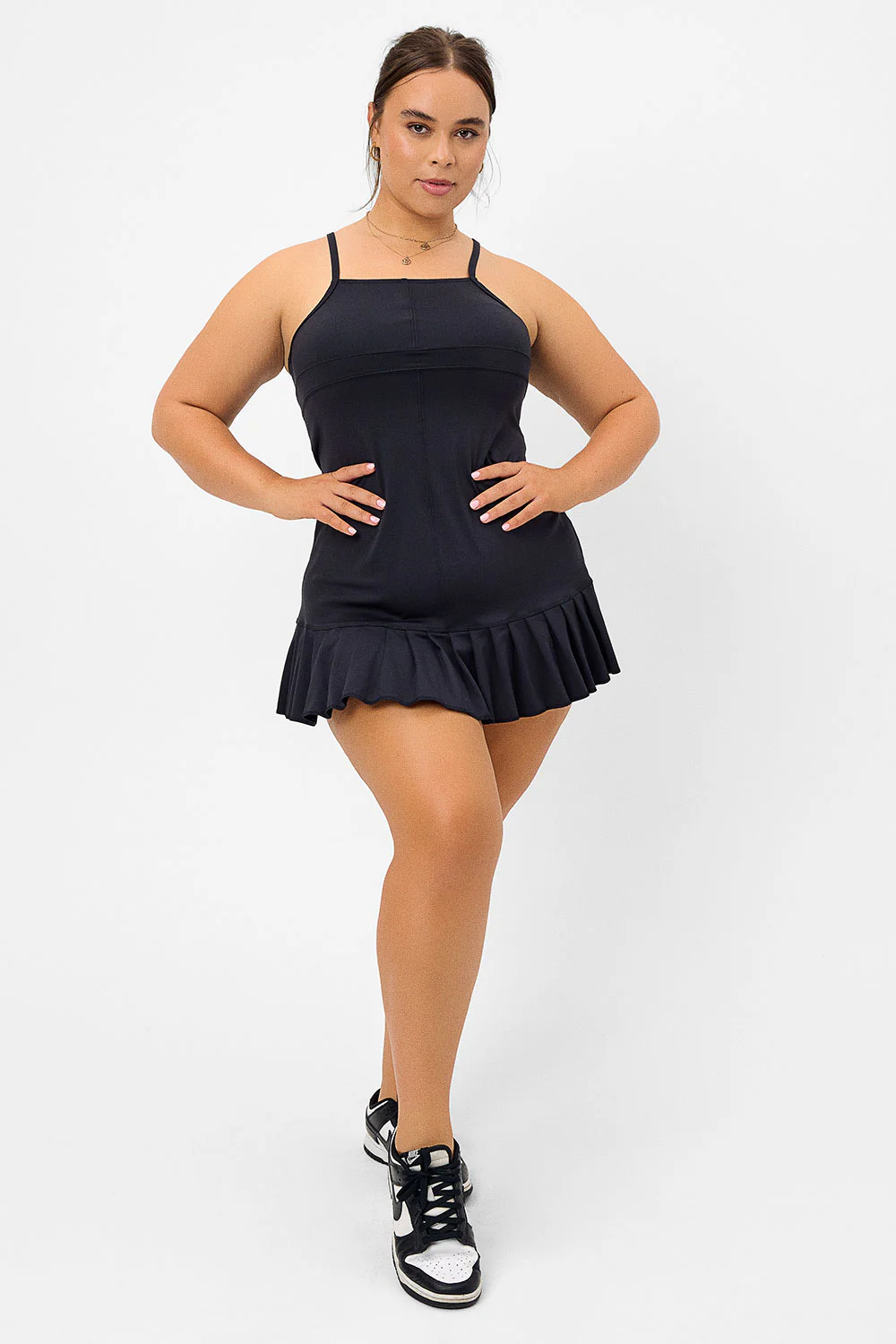 Swift Tennis Dress - Black - Image 2