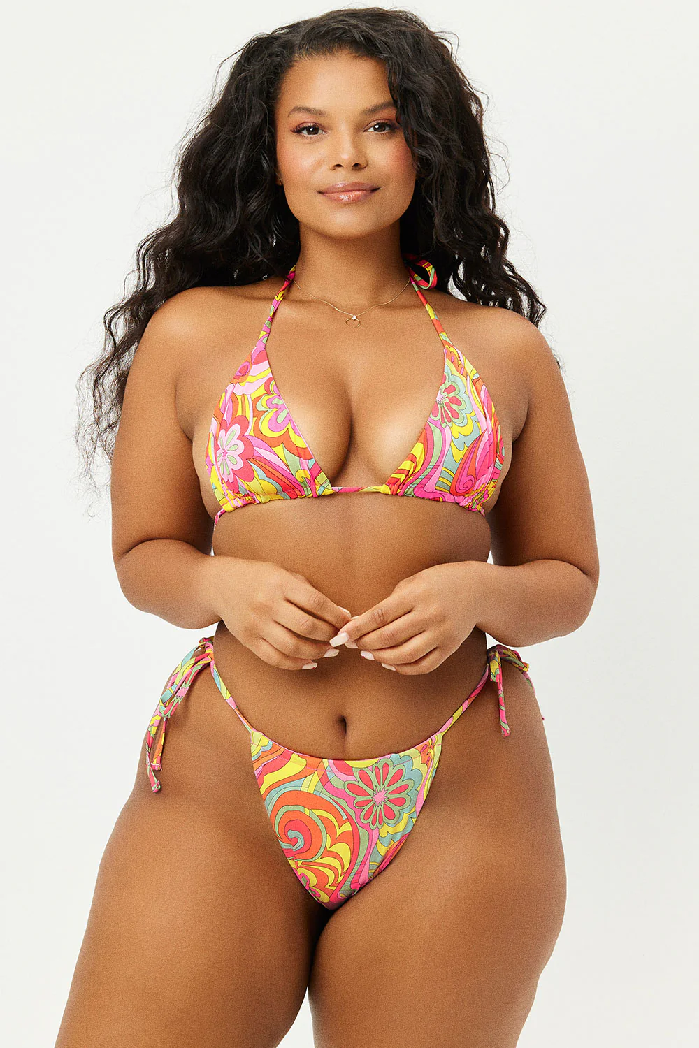 Tia String Bikini Bottom - Far Out - Image 3