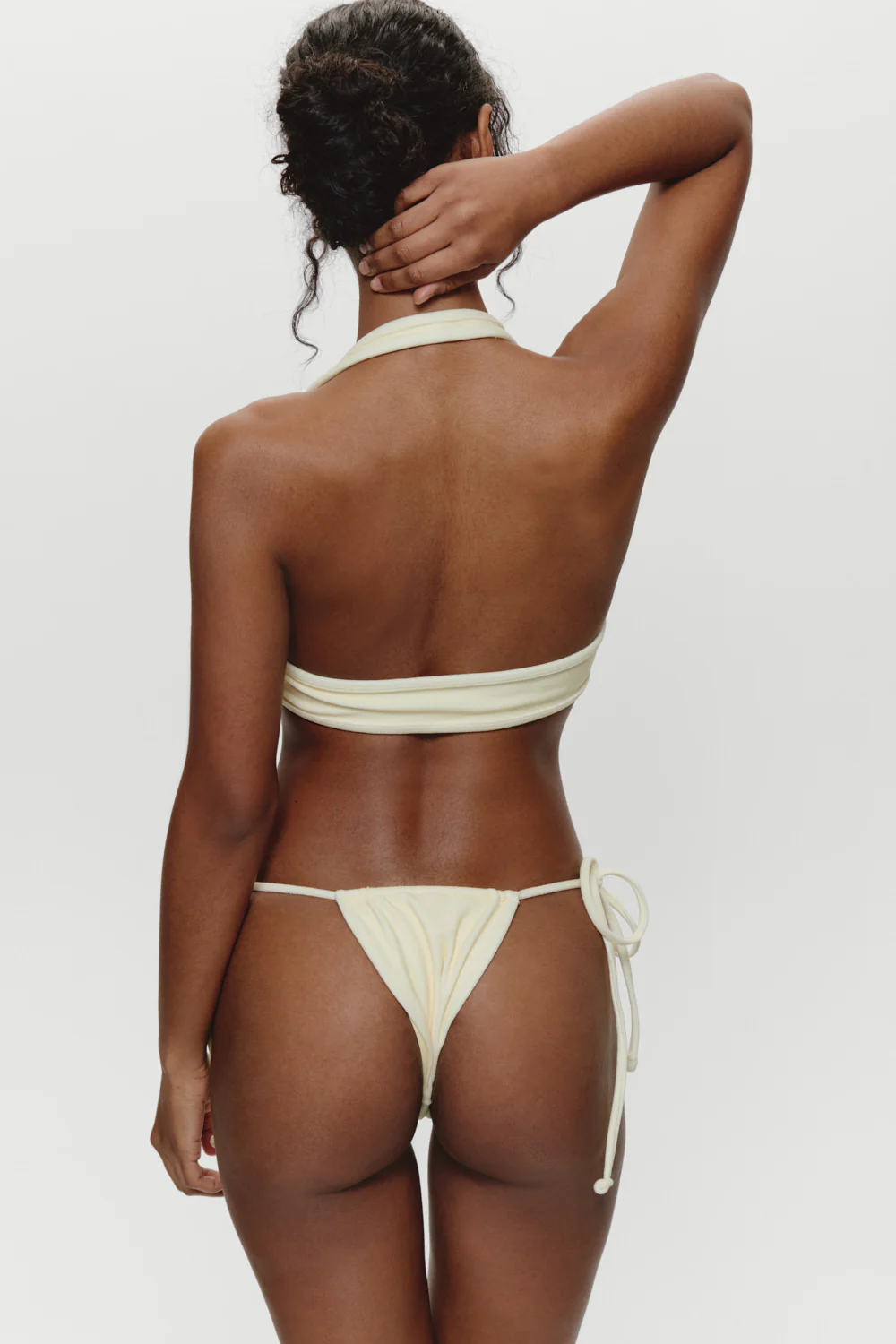 Tia Terry Skimpy Bikini Bottom - Lemon - Image 2