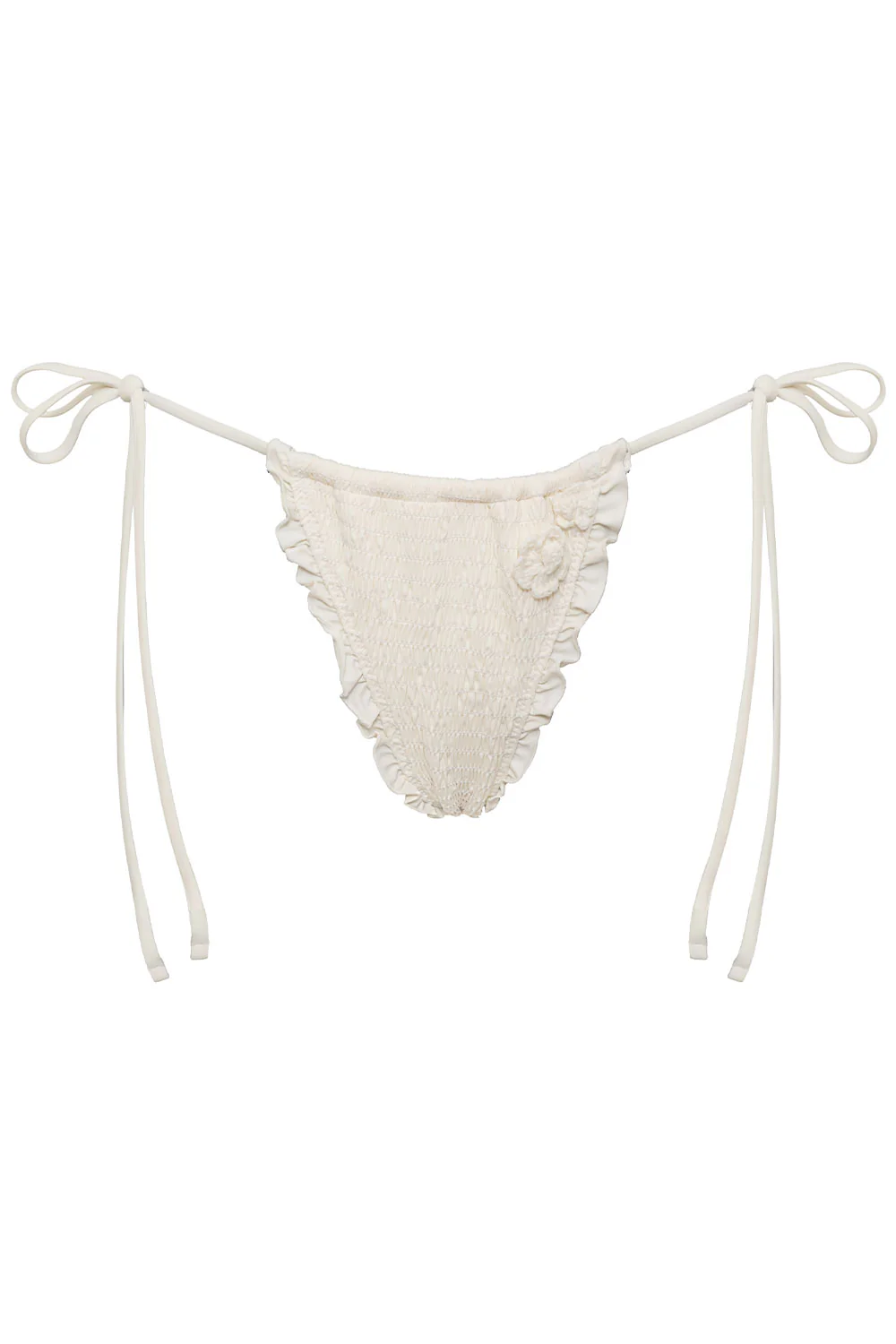 Tiana Ruffle String Bikini Bottom - Sunrose - Image 6