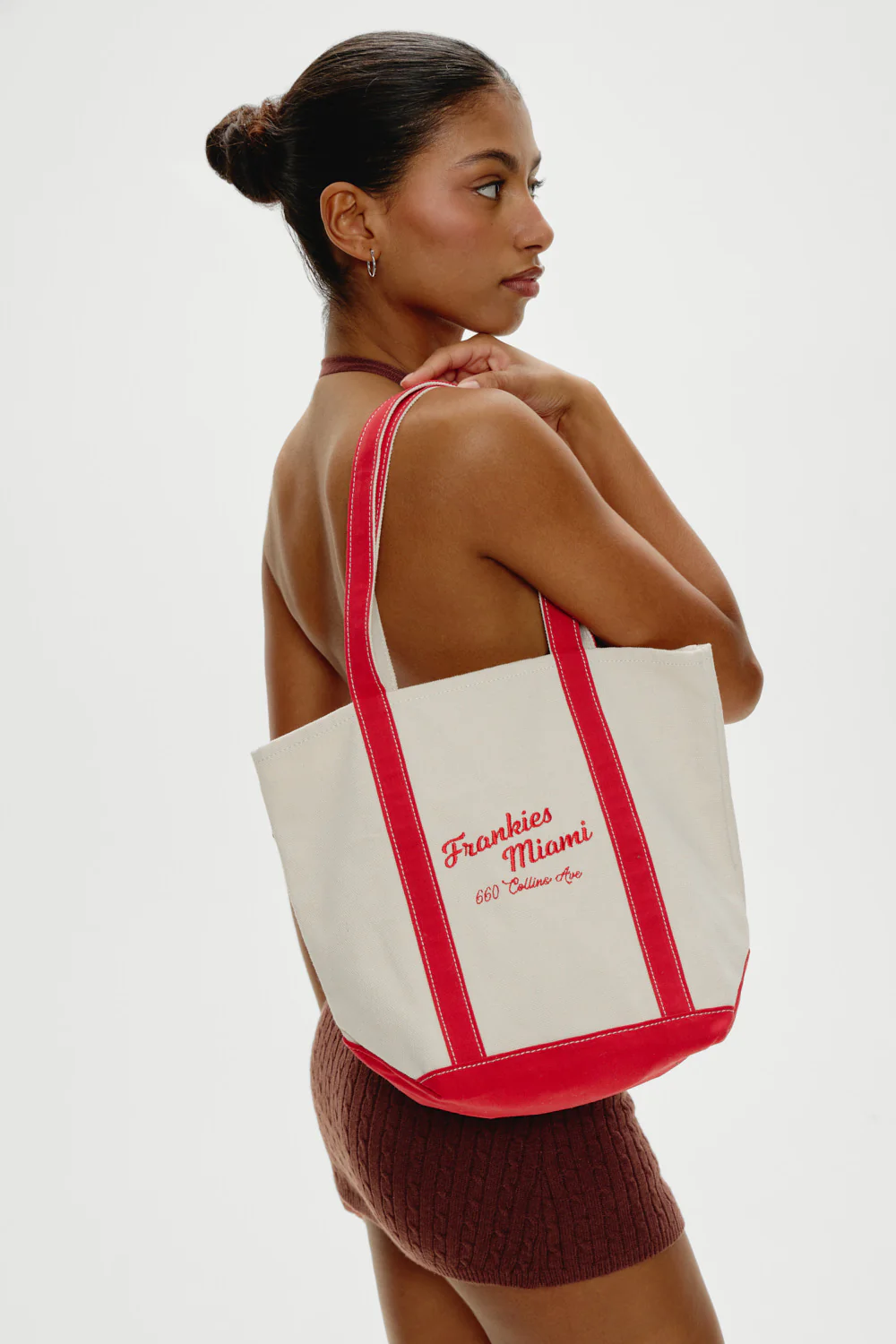 Vacation Canvas Tote Bag - Miami - Image 3