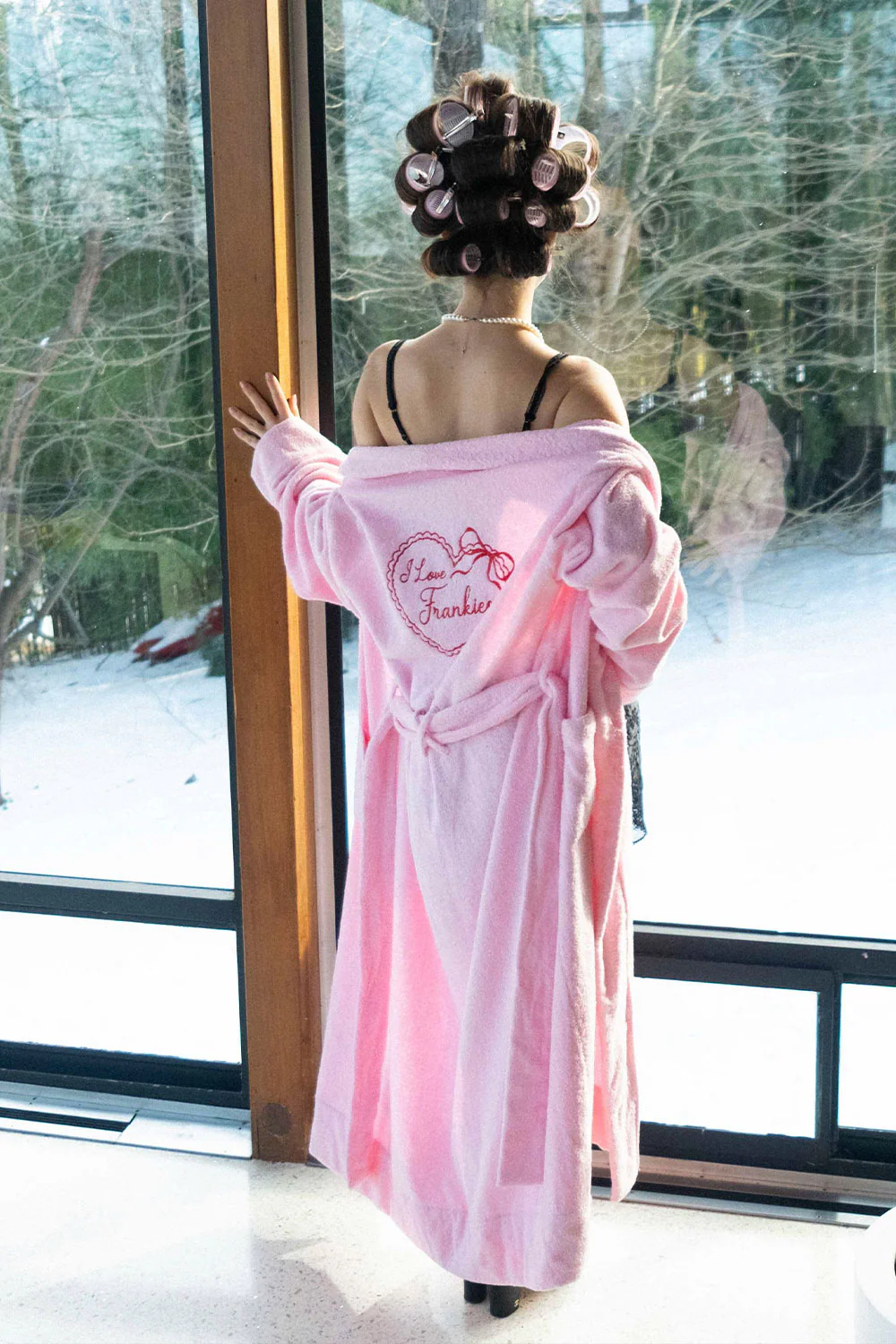 Valentine Terry Robe - Bouquet Pink - Image 6