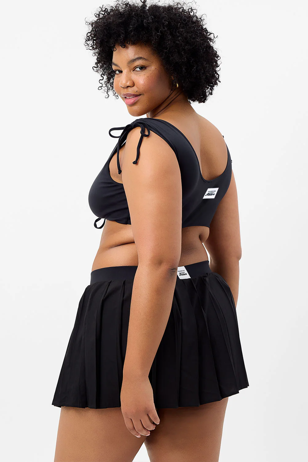 Windy Tennis Skirt - Black - Image 3