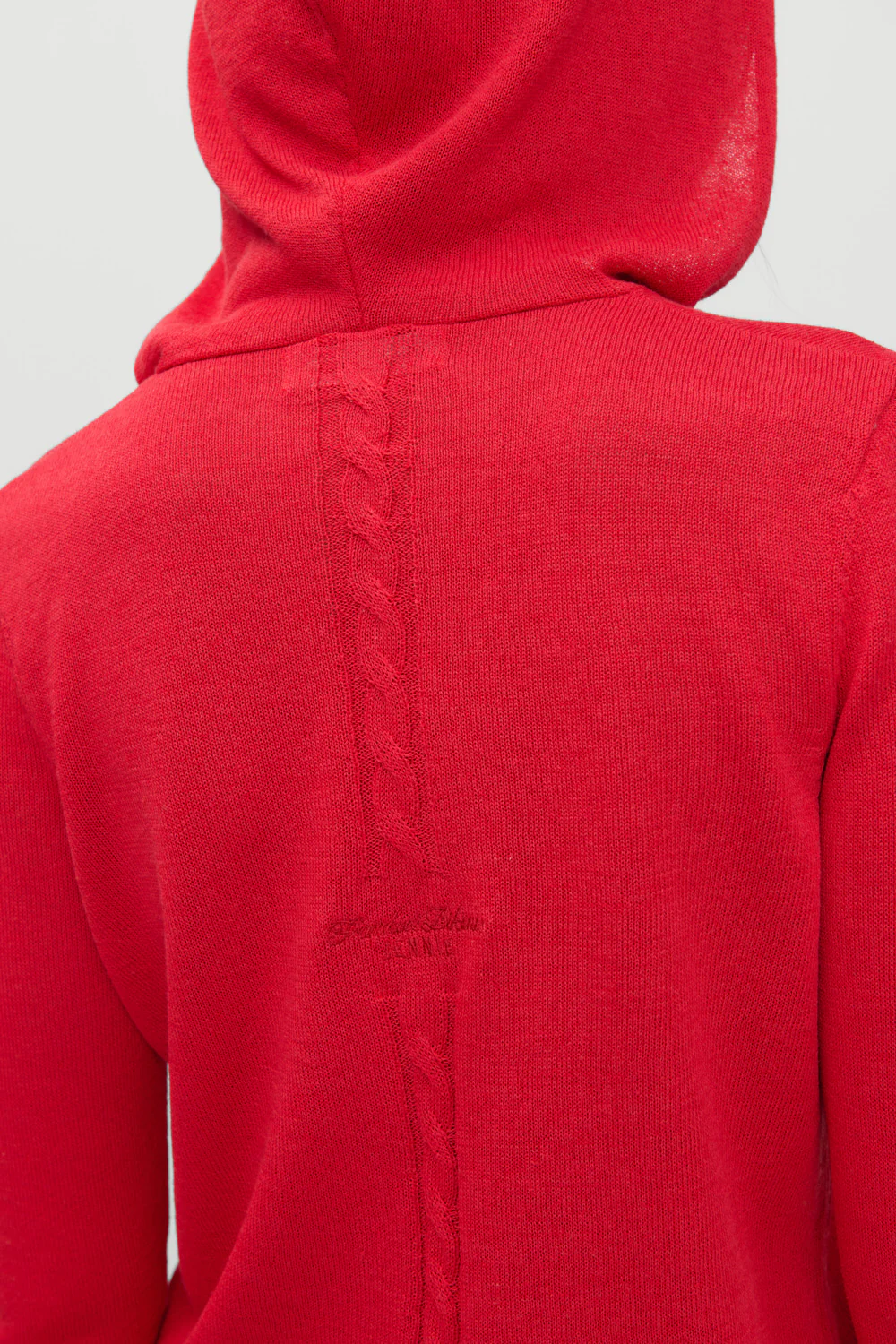 x JENNIE Atlas Knit Hoodie - Lip Tint - Image 6