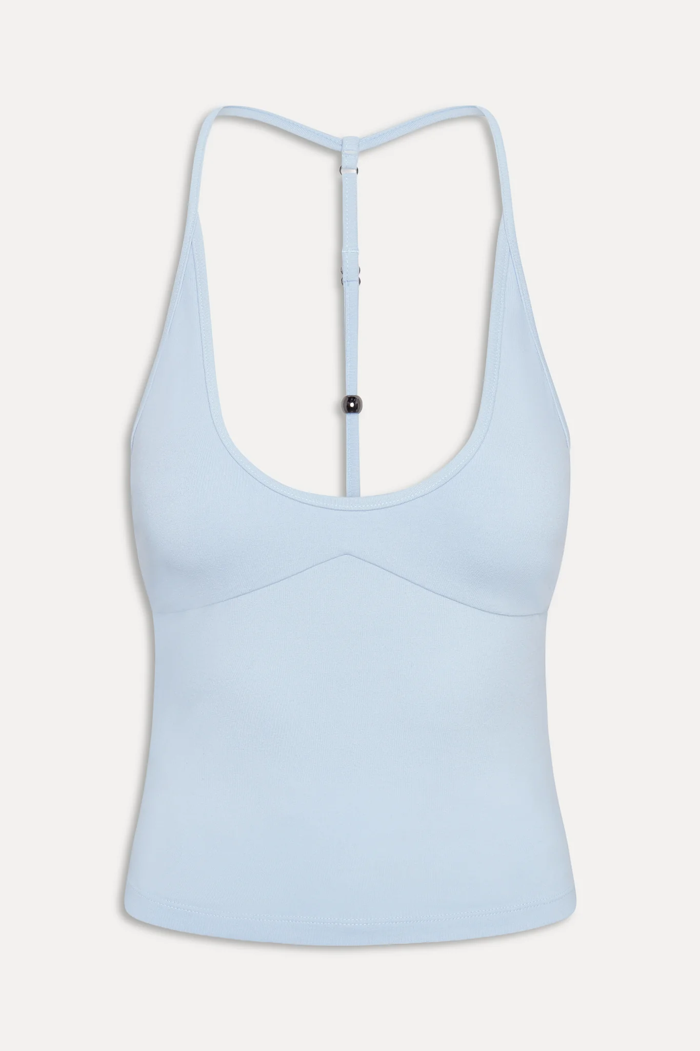 x JENNIE Chantal Cotton Halter Top - Powder Blue - Image 3