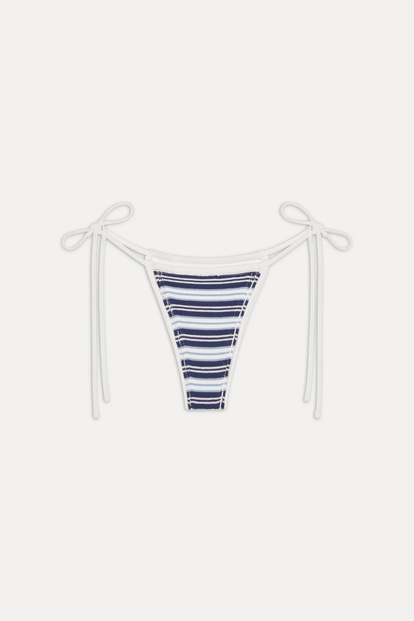 x JENNIE Divine Knit Bikini Bottom - Arctic Stripe - Image 3