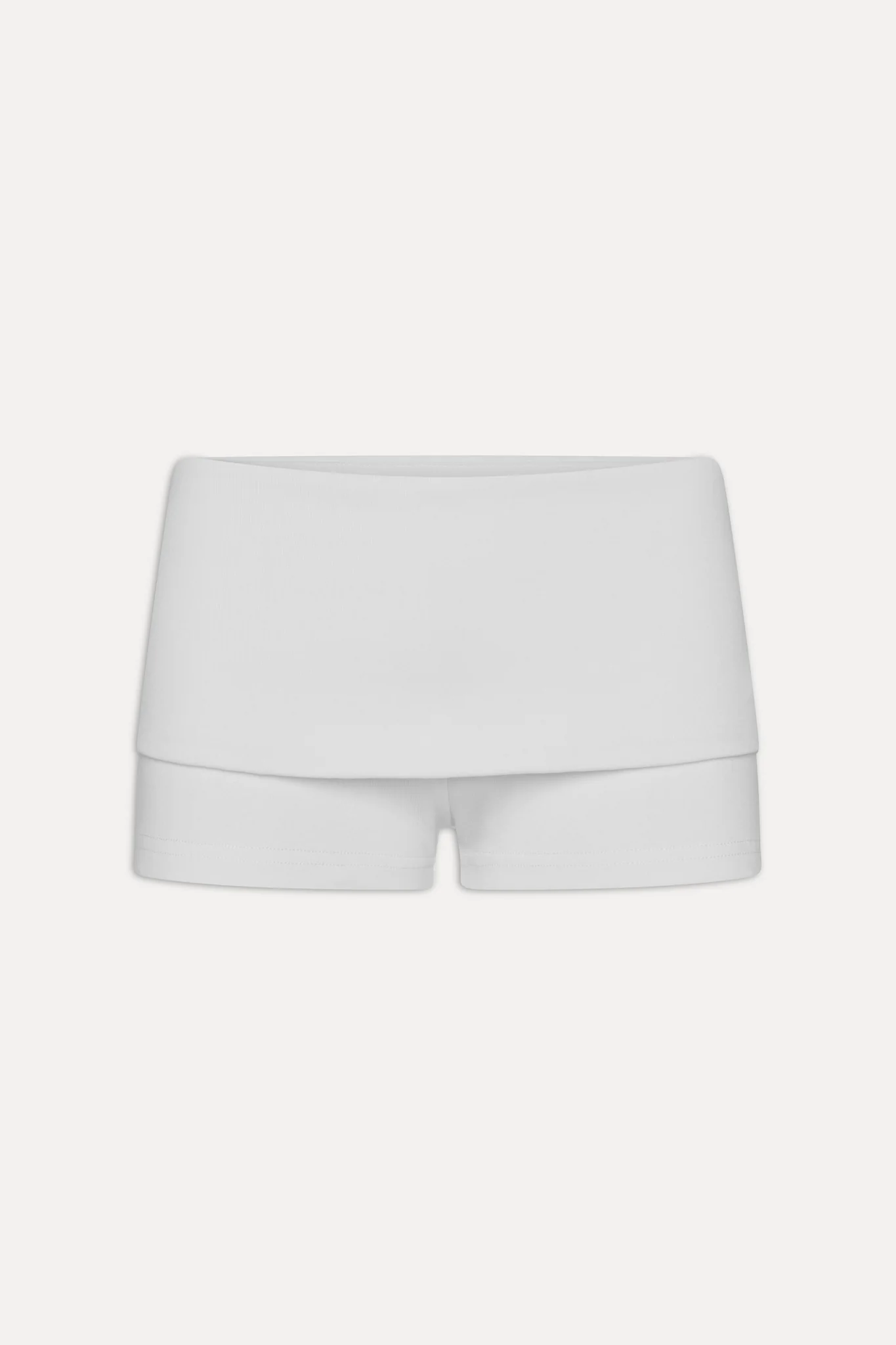 x JENNIE Eva Cotton Mini Shorts - Optic White - Image 3