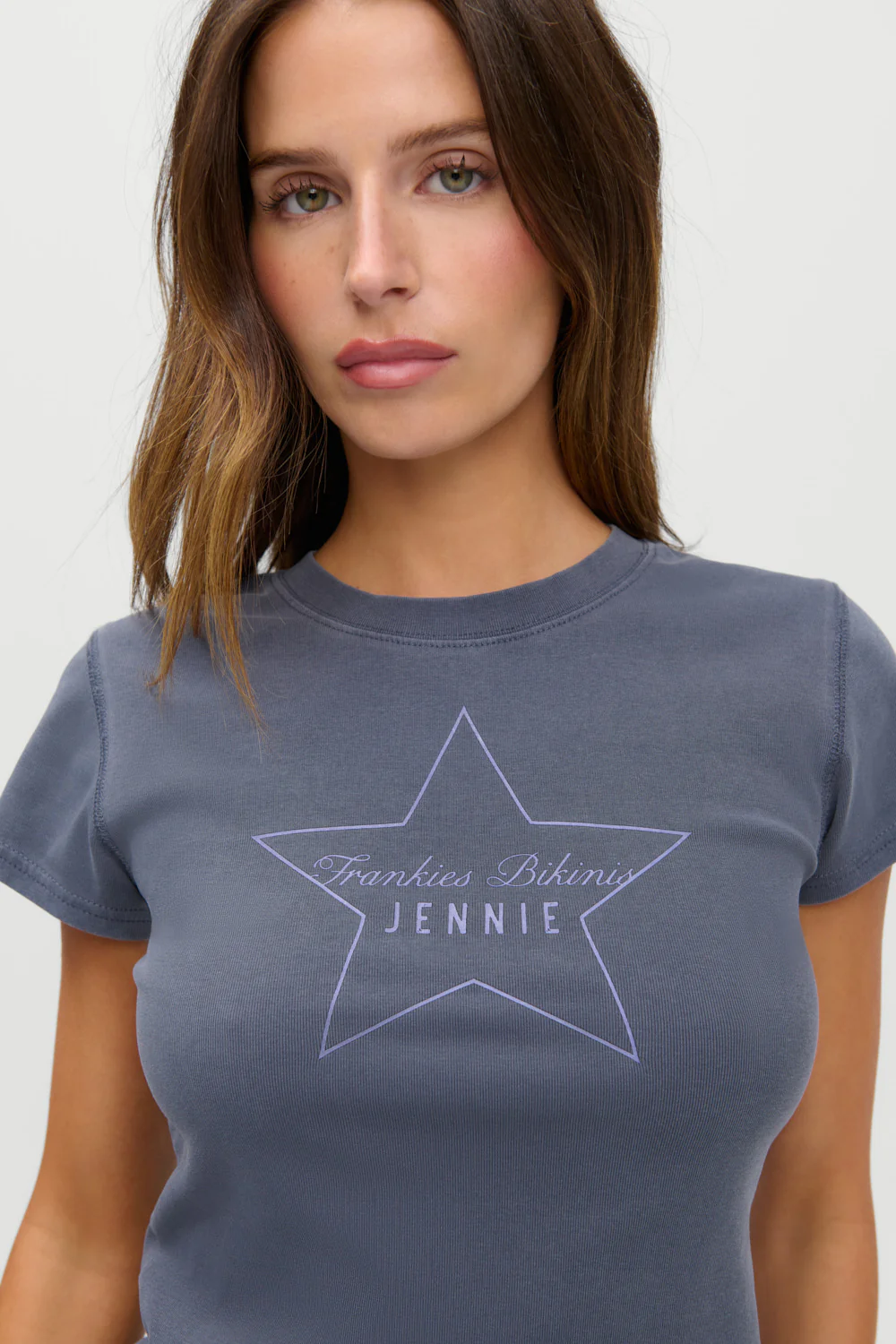 x JENNIE Eva Cotton Tee - Comet - Image 2
