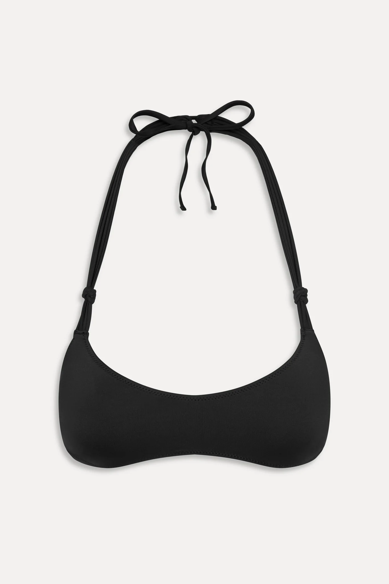 x JENNIE Hana Halter Bikini Top - Black - Image 3