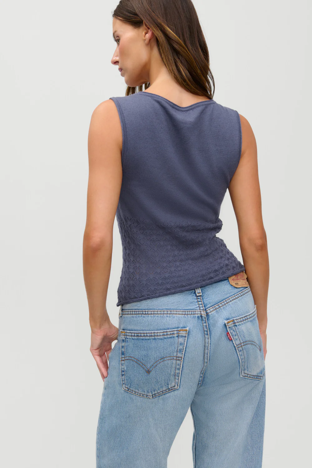 x JENNIE Kyra Knit Tank Top - Night in Seoul - Image 4