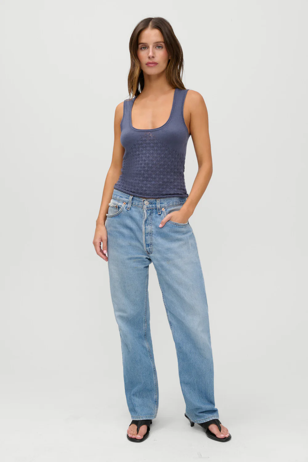 x JENNIE Kyra Knit Tank Top - Night in Seoul - Image 6