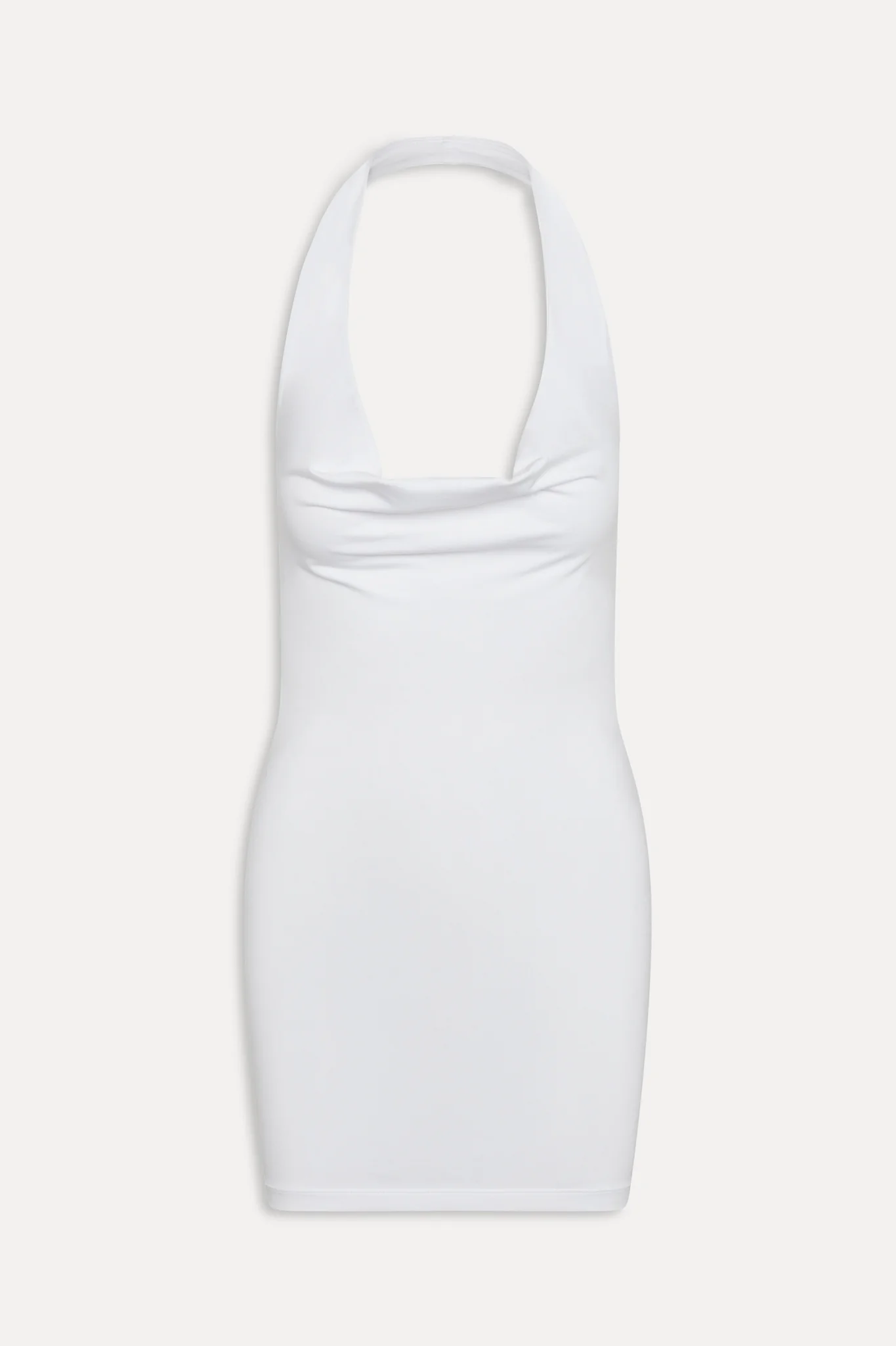 x JENNIE Solo Halter Mini Dress - Optic White - Image 3