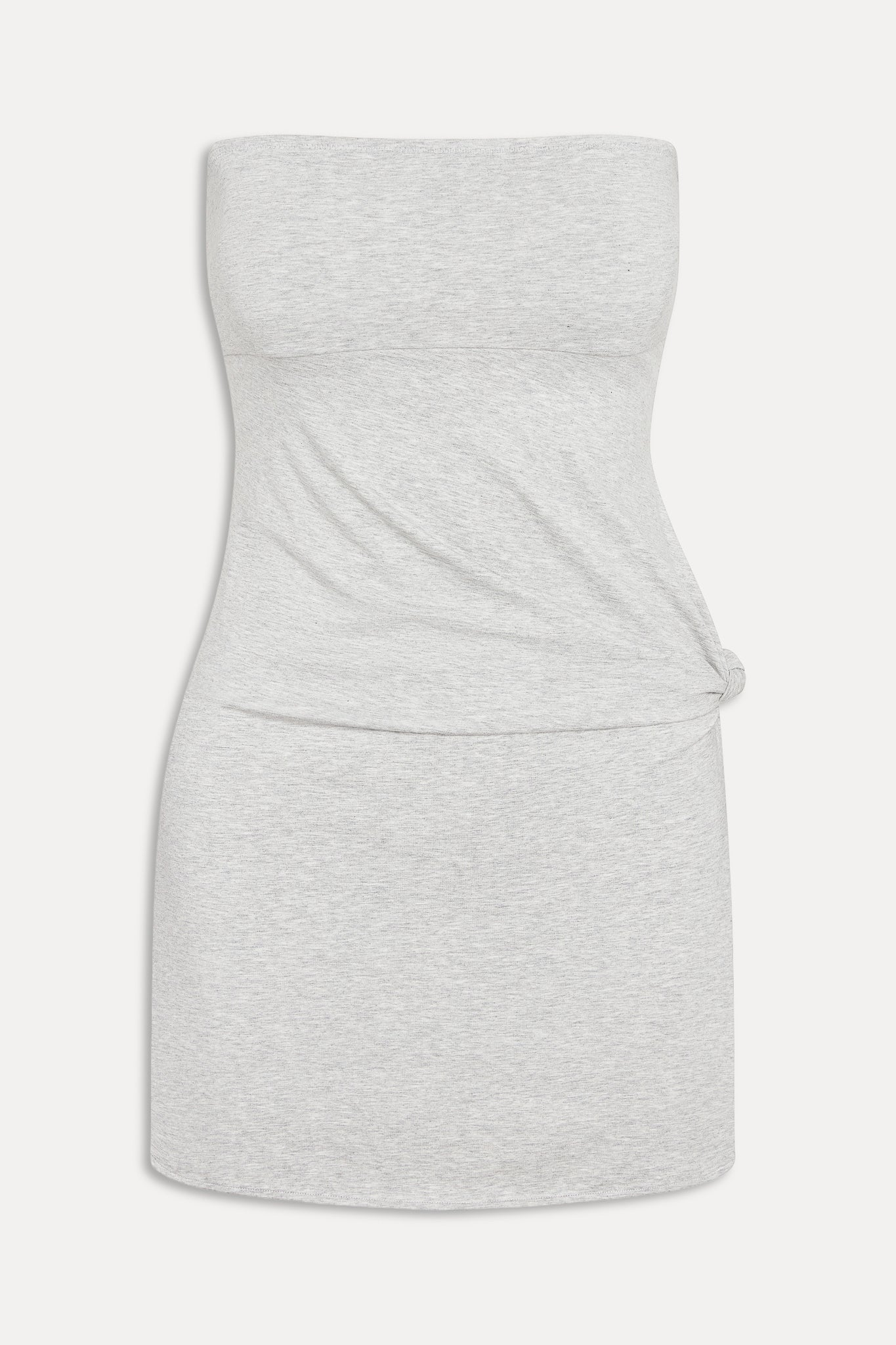 x JENNIE Vera Strapless Mini Dress - Smoke Gray - Image 3