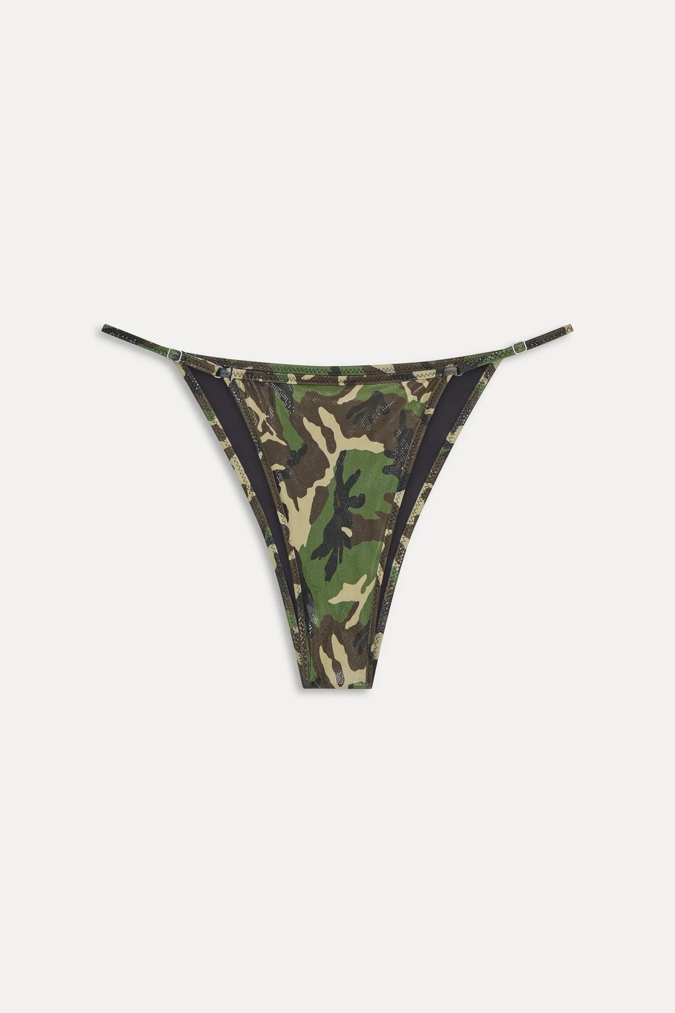 x KHY Luna Foil Bikini Bottom - Camo - Image 3