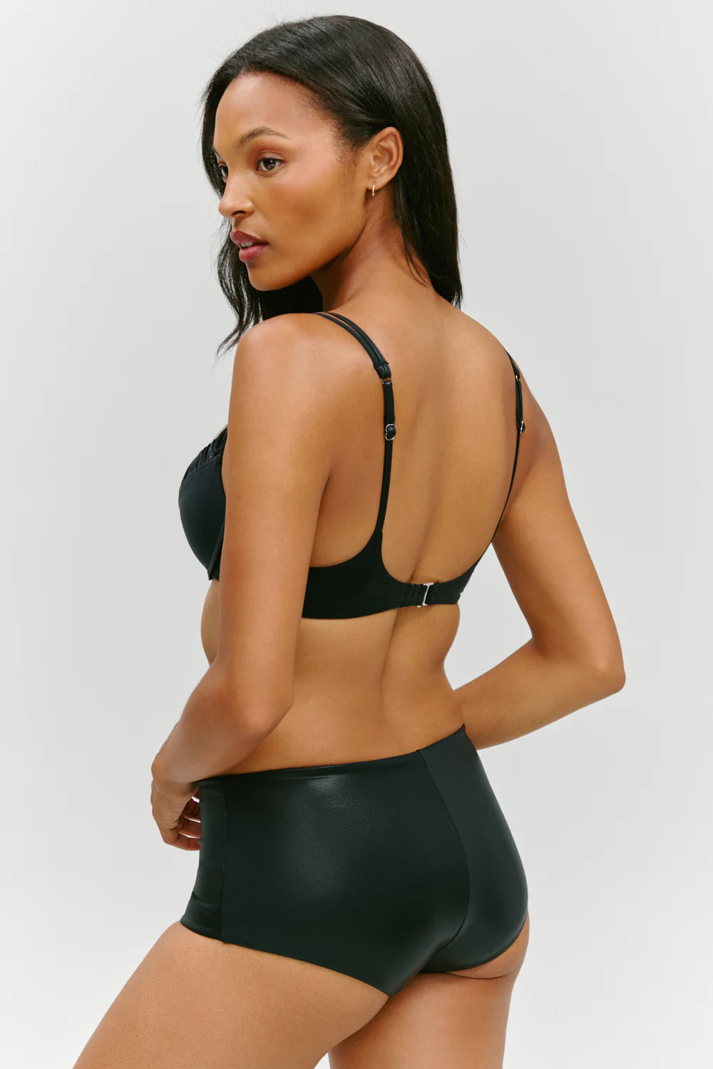 x KHY Zuma Metallic Swim Short - Black Chrome - Image 2