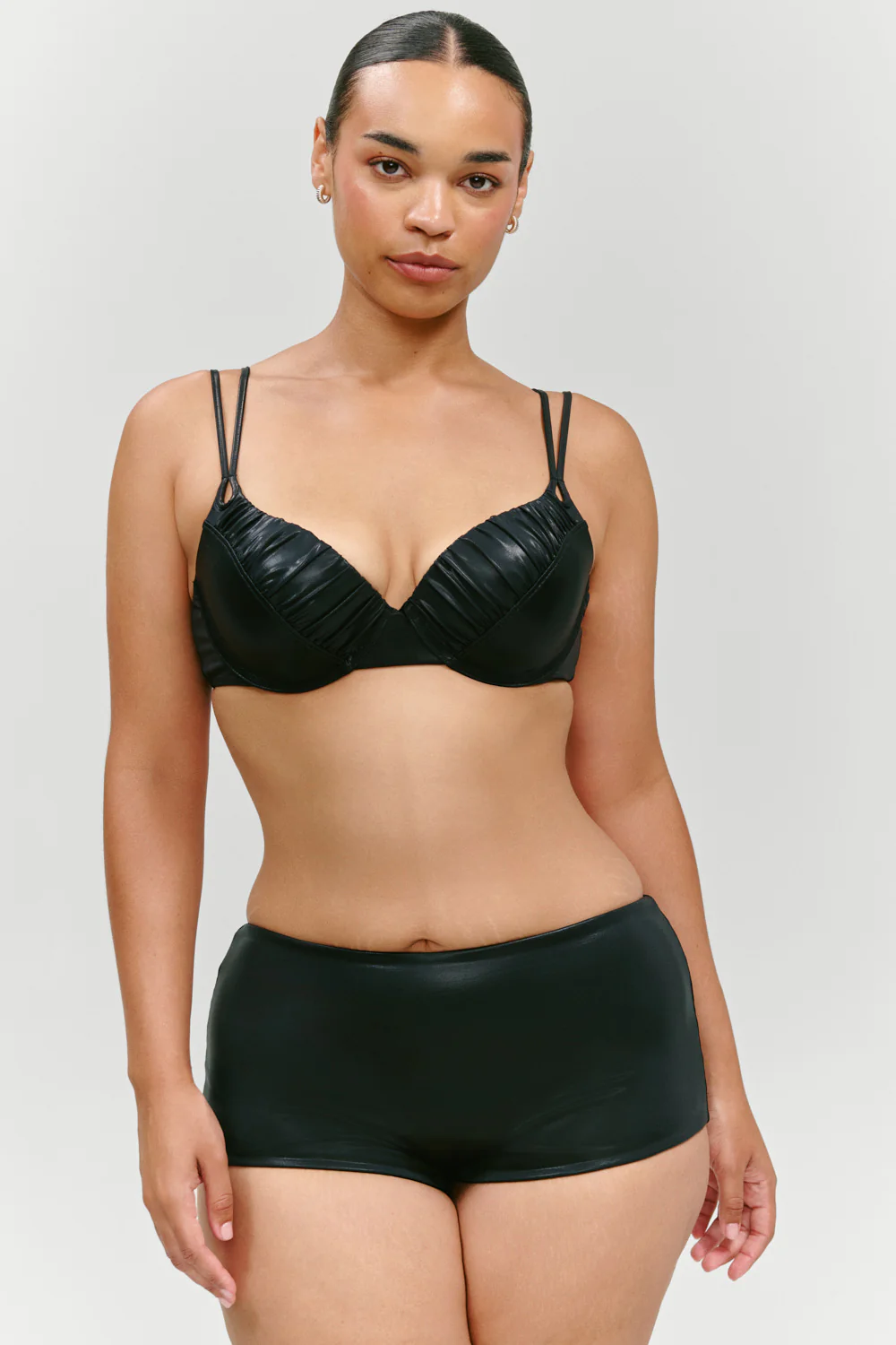 x KHY Zuma Metallic Swim Short - Black Chrome - Image 6