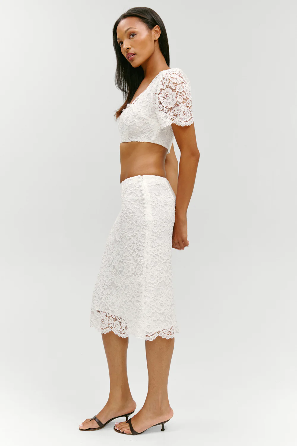 x Paige Lorenze Honeymoon Lace Midi Skirt - Sunday Ceremony - Image 6