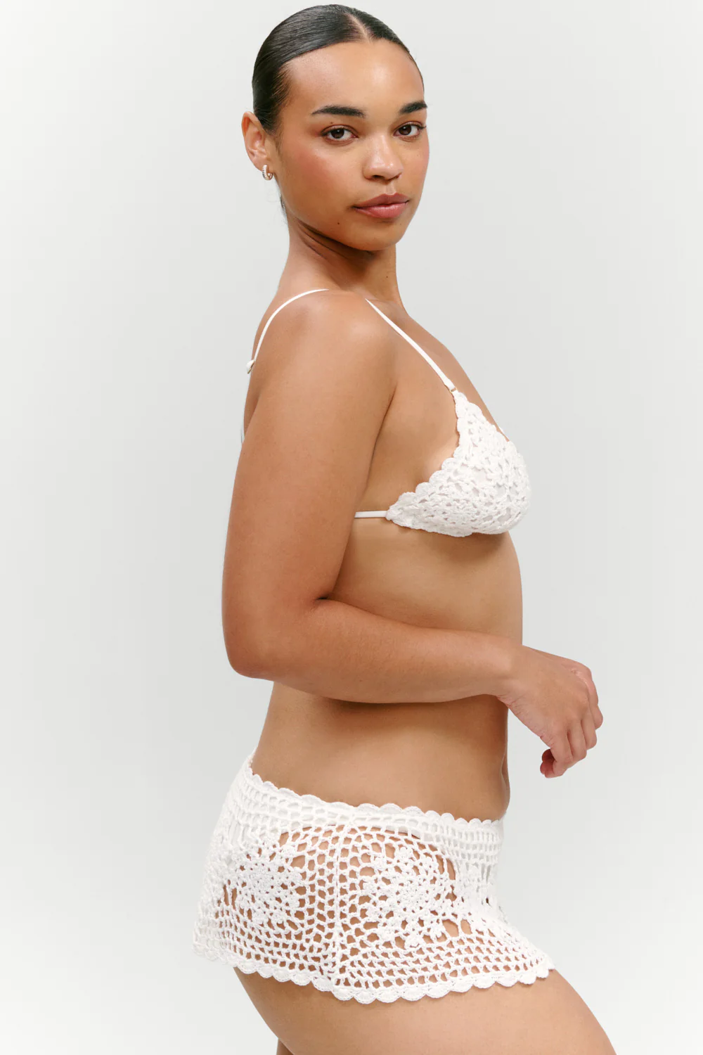 x Paige Lorenze Shelly Crochet Swim Skirt - Marry Me - Image 4