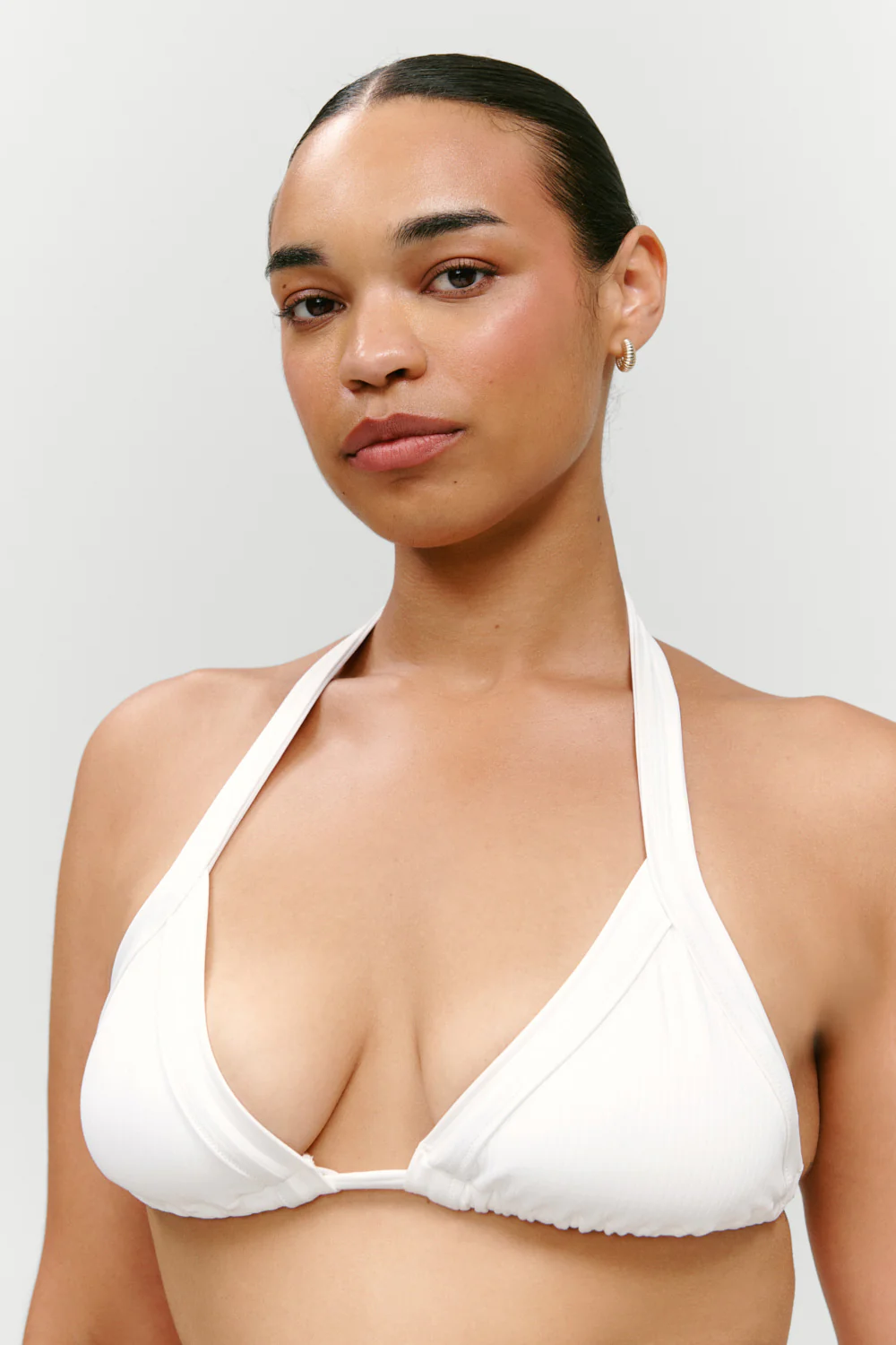x Paige Lorenze Taite Ribbed Bikini Top - Marry Me - Image 2